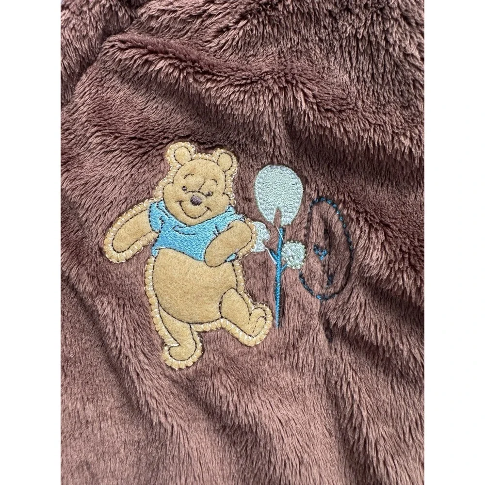 Disney Baby Winnie‎ the Pooh Infant Bunting Snowsuit Brown Bear Size 3-6 Months